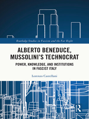 cover image of Alberto Beneduce, Mussolini's Technocrat